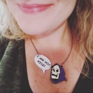 Skeletor necklace